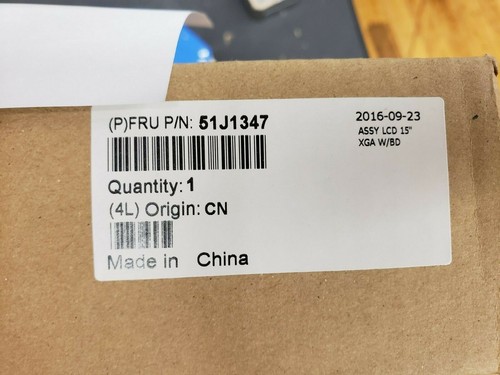 NEW, OPEN BOX, IBM, 51J1347, 15" LCD Display Assembly - Picture 2 of 3