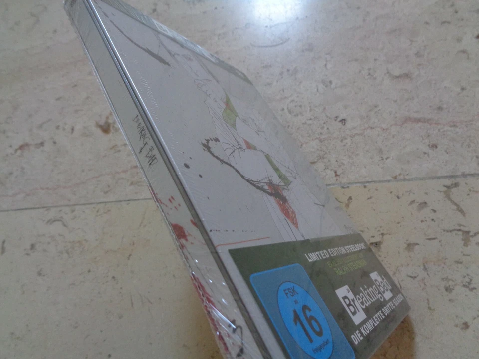 BREAKING BAD Season 3 OOP DVD SteelBook NEW & SEALED Bryan Cranston Aaron Paul  - Image 2 of 4