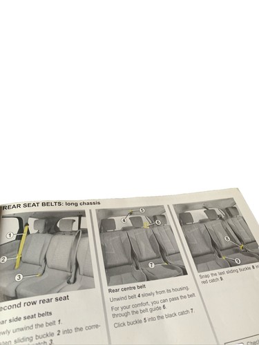 Renault Scenic Owners Manual Instruction Book 2006-2009 Long And Short Chassis - Picture 4 of 19