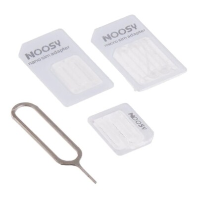 4 in 1 Sim Adapter Set Karten Universal Handy iPhone 15 14 13 12 11 PRO MAX A80