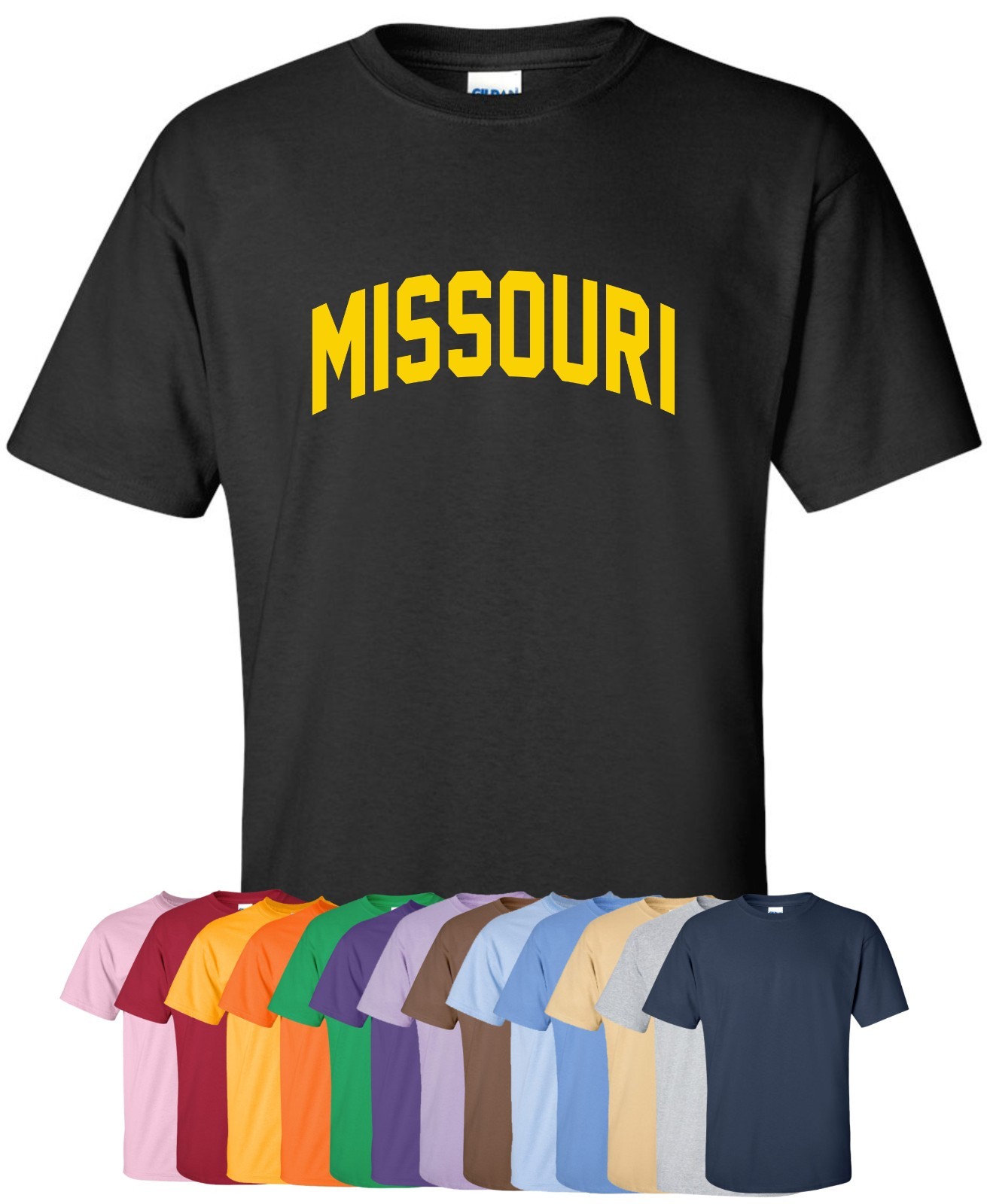ALTRA T shirt "Missouri" nuova S 4XL 30+ colori! show me state ozarks kansas city casa