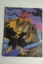 Vintage 1982 The Secret of Nimh Picture Book Golden Press Animation Cartoon