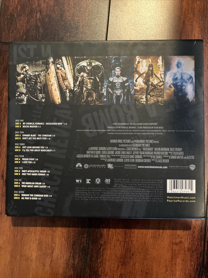 Watchmen Score 7” Singles Vinyl Box Set RARE By Tyler Bates Near Mint - Image 2 of 4