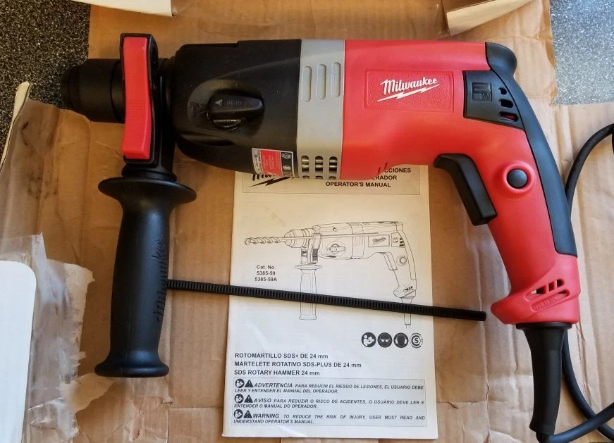 Перфоратор Milwaukee 5385-59 1/2 дюйма SDS Plus 10,5 А 220-240 В штепсельная вилка типа C - Изображение 3 из 3