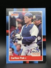 Donruss Carlton Fisk Chicago White Sox #260 Solid Blue Upper Left Corner 1988