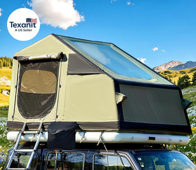 Inflatable Rooftop Tent, Multi-Purpose SUV Tents with Air Cushion, 2 TPU Skyligh