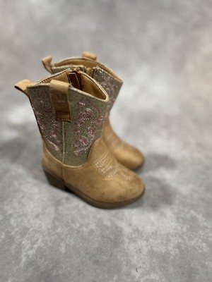 First steps Toddler Cowboy Cowgirl Boots Size US 4