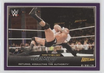 2015 Topps WWE Road to Wrestlemania Purple Randy Orton #91 md3