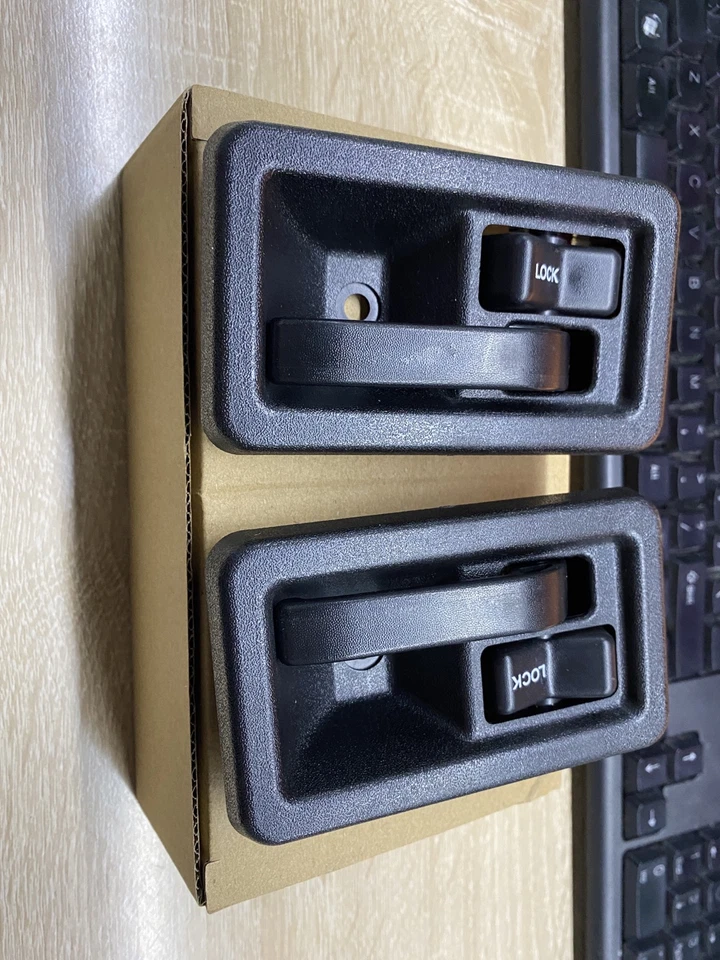 Inside Interior Door Handles Left & Right for 1997-2004 Jeep Wrangler YJ TJ Set Foto 4 de 4