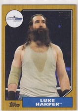 2017 Topps WWE Heritage Luke Harper Gold Parallel 07/10 Brodie Lee