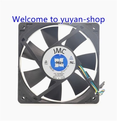 1PC JMC 12000B0033 1225-12 12V 0.75A 12cm 12025 4pin Case Cooling Fan *vv
