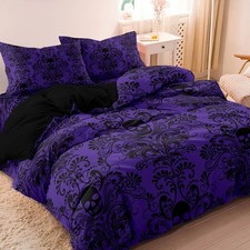 Gothic Skull Bedding Set Duvet Cover Pillowcases Luxury Home Bed Set No Filling 