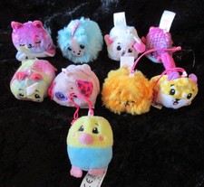 Used Moose Toys Pikmi Pops Plush Bean Bag Stuffed Animal Mixed Loose Lot Of 9 