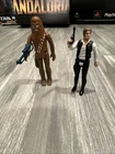 Han solo and chewbacca Kenner