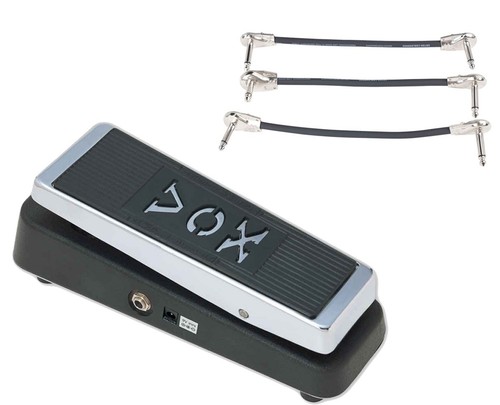 Vox V847A Wah-Wah Pedal + Gator Patch Cable 3 Pack