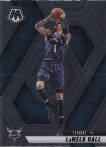 LAMELO BALL RARE MOSAIC REFRACTOR PRIZM INVESTMENT CARD HORNETS
