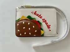 NUEVO CON ETIQUETAS Muñequera Portatarjetas Kate Spade Snack Bar Burger RP $149