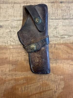 Brauer Bros. Black Leather Holster for Ruger H 32 R St Louis, USA Vintage