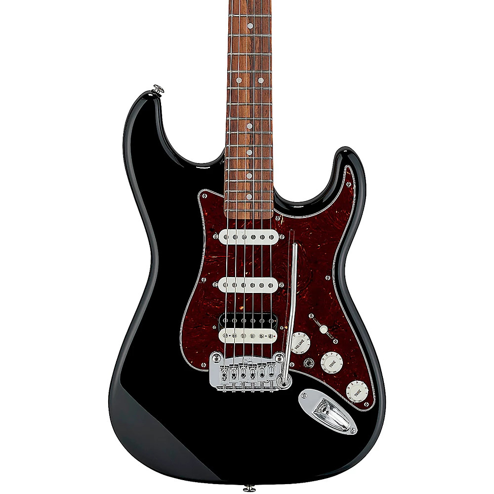 G-L Fullerton Deluxe Legacy HSS Electric Guitar Jet Black 281390₽