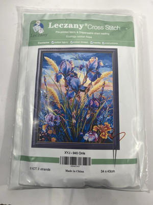 Leczany Needlework Cross Stitch Pre-Printed XYJ-945 Orris  Embroidery