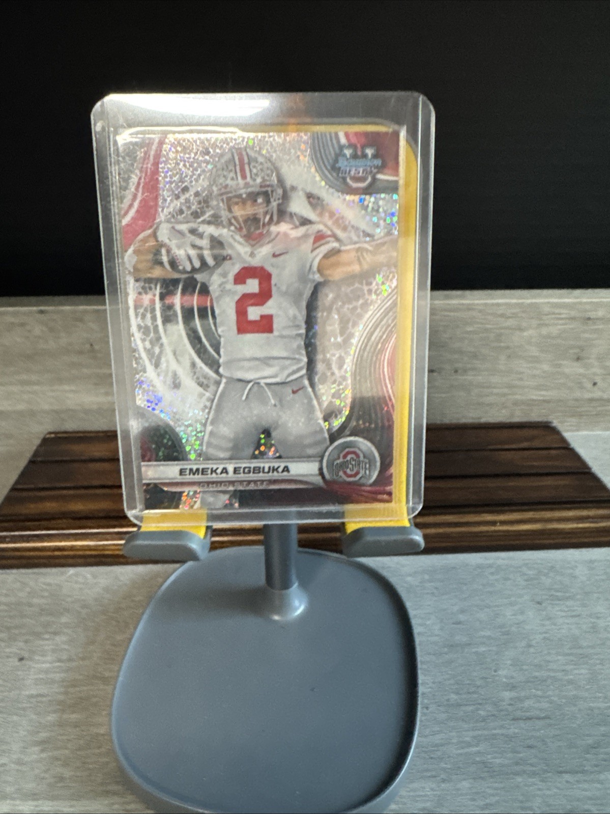2024 Bowman's Best University - Emeka Egbuka #97 Speckle Refractor (RC)