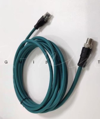 1pc  X-type 8-pin CCB-84901-2001-03 3meter industrial network cable M12 to RJ45 