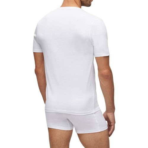 BOSS Herren T-Shirts Rundhals Shirt kurzarm Farbwahl reine Baumwolle 3er Pack - Afbeelding 32 van 48
