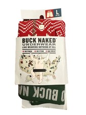 Duluth Trading Co Buck Naked Boxer Briefs Classic Red NEW Men's Large 36-38 