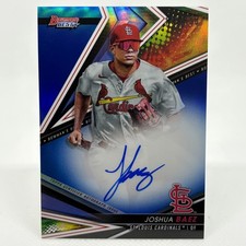 2022 Bowman's Best #B22-JB Joshua Baez Best of 2022 Auto Blue Refractor /150
