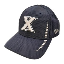 Xavier Musketeers New Era 39THIRTY Hat S/M Navy Mesh NCAA Flex Fit Cap