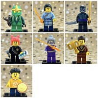 LEGO BAM Ninjago 15th Anniversary - Full Set of 7 Minifigures ( Bundle Job Lot )