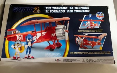 JAKKS Pacific Sonic the Hedgehog 2 Tornado Biplane Playset with Figures