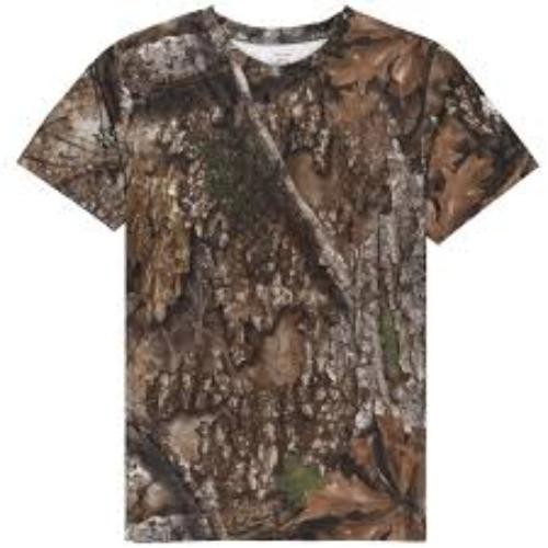 Bell Rangers Brown Realtree Edge Tee Shirt Unisex Adult Hunting Short Sleeve NWT - Picture 1 of 4