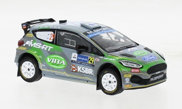 Ixo IXORAM864.22 - 1/43 - Ford Fiesta R5 Rally2, Wrc, Rallye Estland, 2022, #29,-image