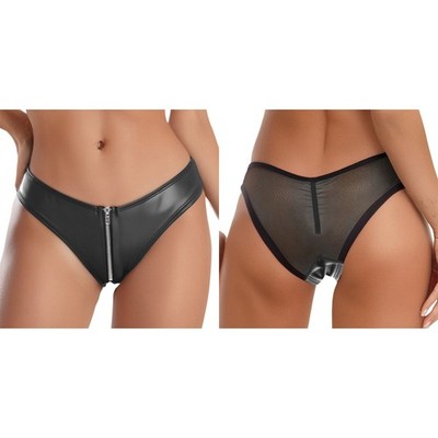 Women Briefs T-back Lingerie Wet Look Thong G- String Panties Dating Night Sexy