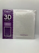 FLORAL LACE 3D Crafter's Companion Embossing Folder 6"x4" New