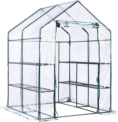 #ad Portable Greenhouse Walk In Green House Outdoor Plant Gardening w 6 Wide Shelf $60.55
