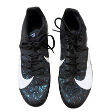 Nike Zoom Rival S Mens 9.5 Track Spikes Black Indigo Fog Speckled Racing Shoes
