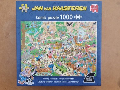 JAN VAN HAASTEREN ''FLATTERLY FABULOUS'' kürzlich erschienenes 1000-teiliges Comic-Puzzle