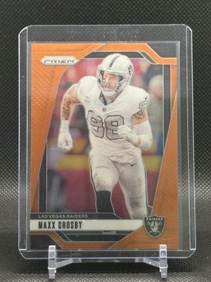 Panini 2024 Prizm Maxx Crosby Orange Prizm Serial Numbered #152/249 Raiders