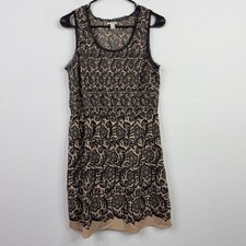 Rodarte for Target Dress Womens L Black Lace Overlay Romantic Whimsigoth Retro