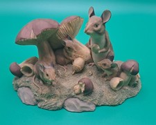 Vintage 1980s Border Fine Arts The Chiltern Collection Field Mice RW5 VGC