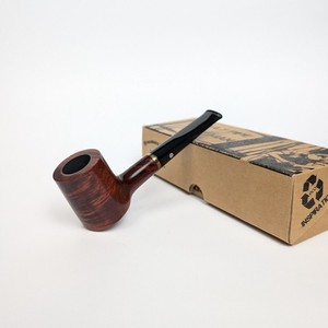 Mr. Brog Poker Briar Wood Pipe - Open Box, Never Smoked, Handcrafted