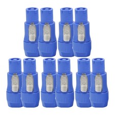 For Neutrik PowerCon NAC3FCA 20A AC Cable Connector Power adapter Blue 10Pcs