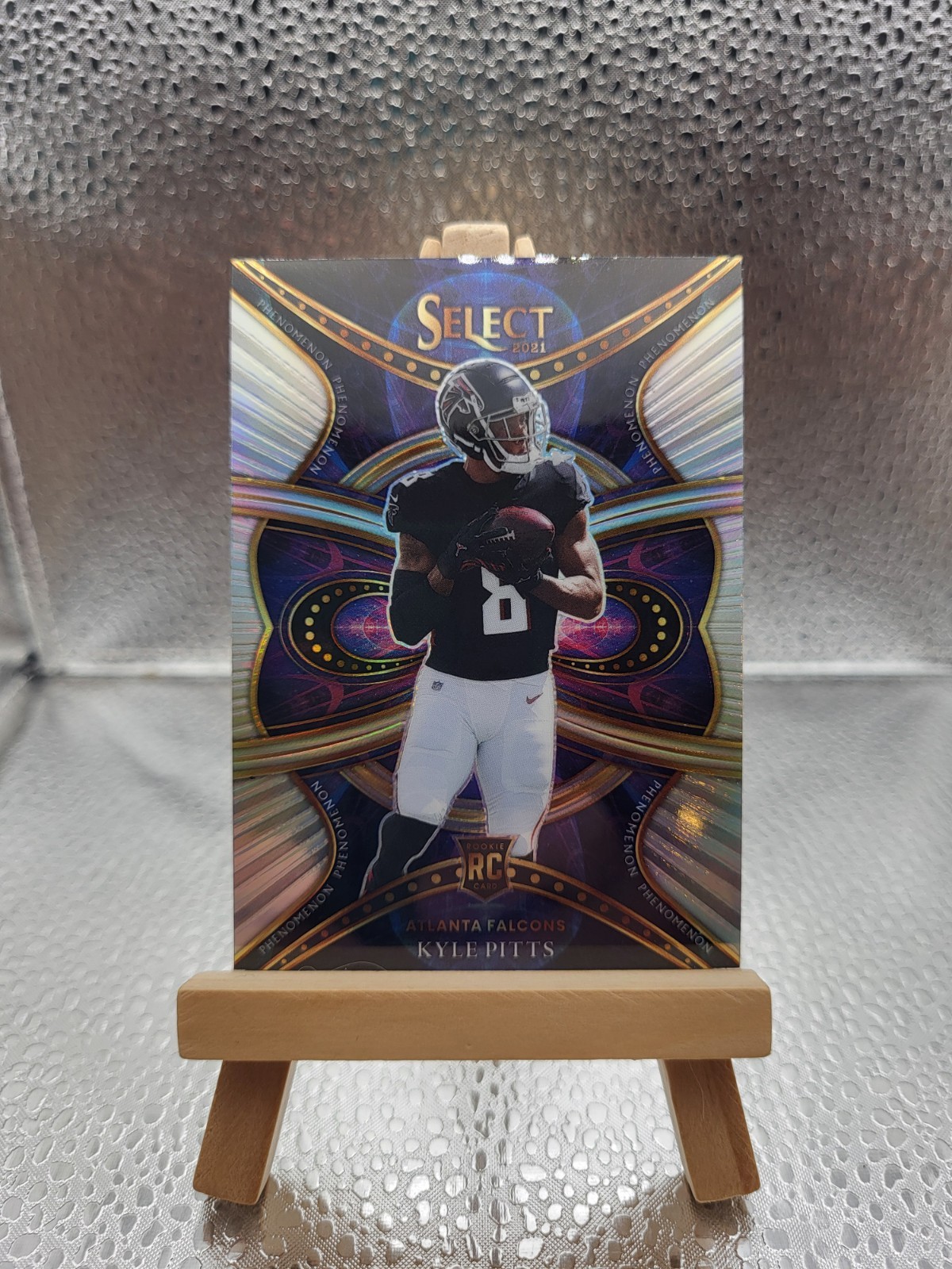 2021 Panini Select Football Phenomenon PHE-21 Silver Prizm Kyle Pitts RC