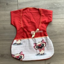 Klammerkleid Klammersack Beutel Wäscheklammer Wäscheklammerbeutel Katze Unikat 