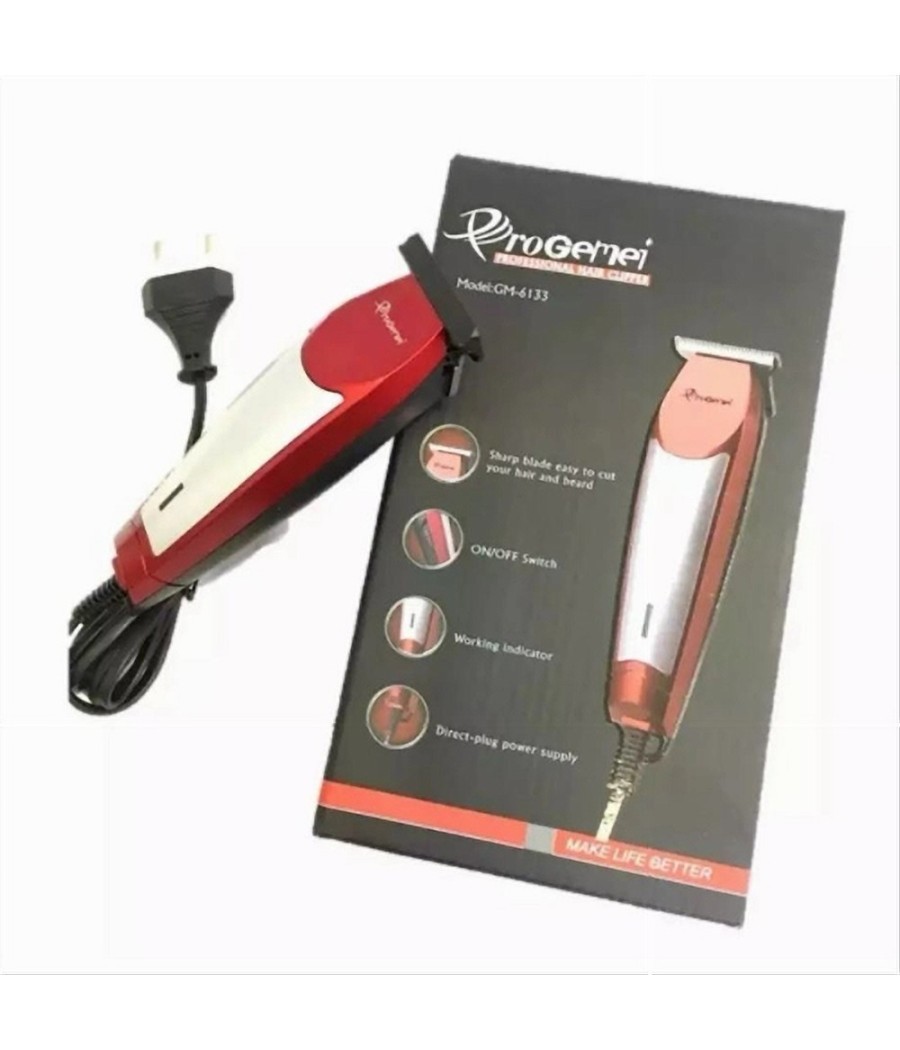 Tagliacapelli Barba Professionale Elettrico Gm-6133 Con Filo Indicatore Funziona