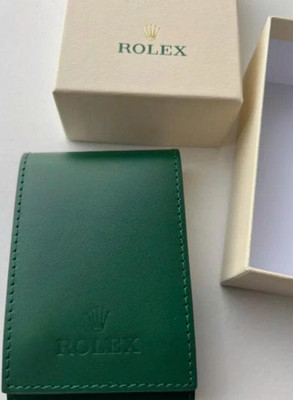 Authentic Rolex Leather Travel Pouch Case Premium Service Center-Edition