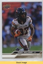 2024 Upper Deck CFL Gold Terry Williams #68 READ r6v