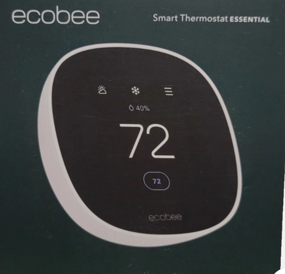 NEW Ecobee Smart Thermostat Essential EB-STATE7-01 programmable Wi-Fi Thermostat